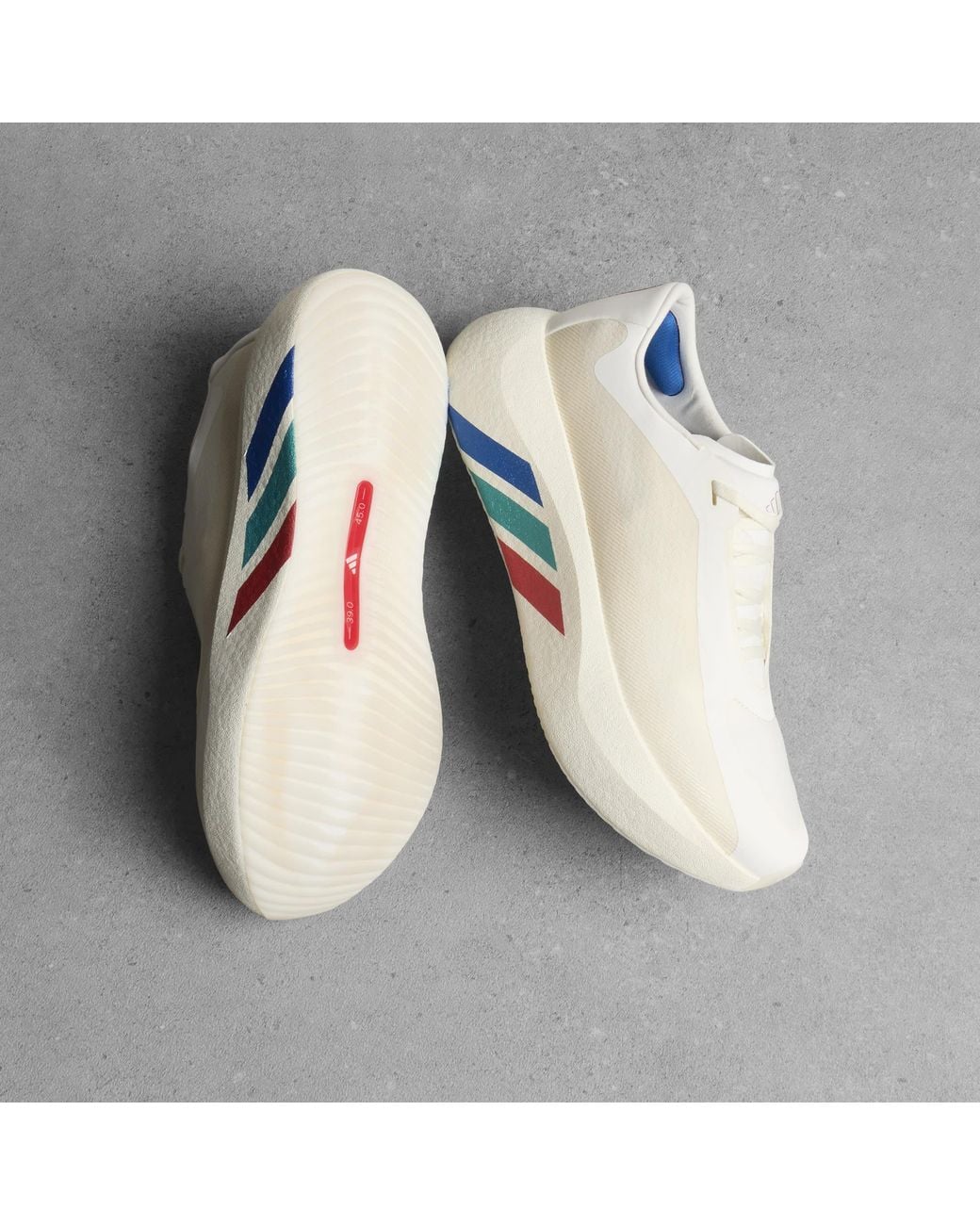 Adidas White Hyperboost Edge Stripe Sneaker for men