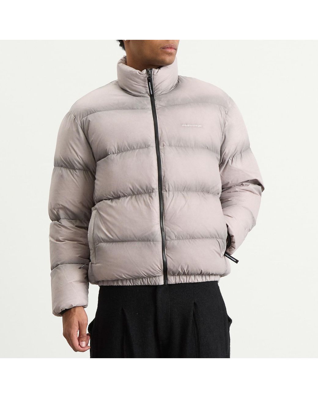 Thisisneverthat Gray Pertex Overdyed T Down Jacket for men