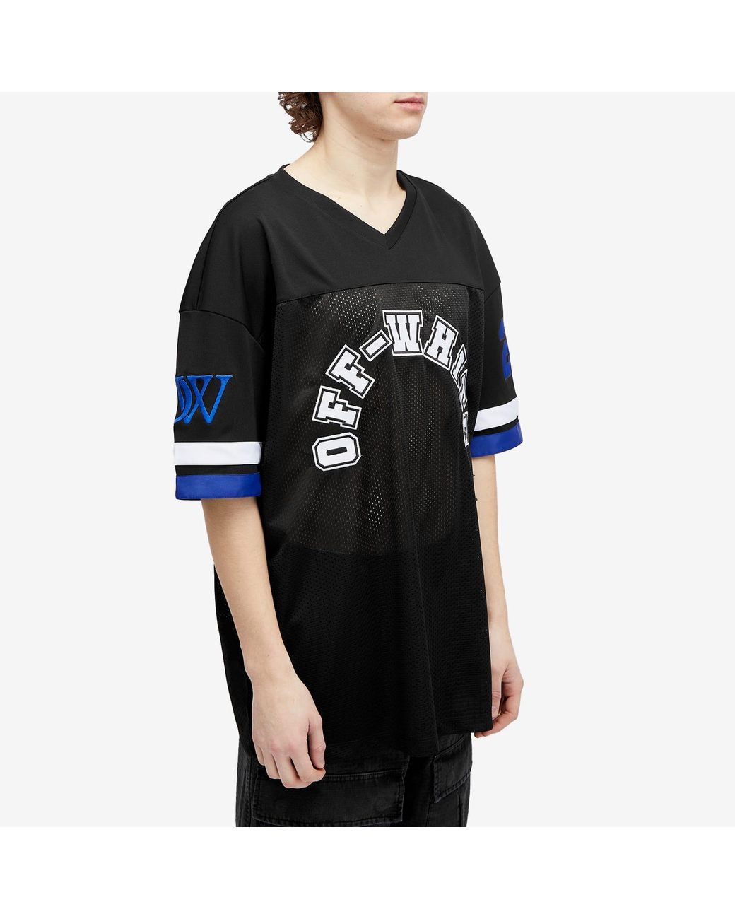 Off-White c/o Virgil Abloh Off- 23 Abloh Jersey in Black for