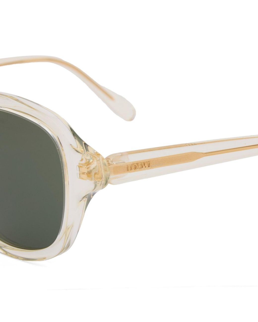 Loewe Gray Slim Square Sunglasses