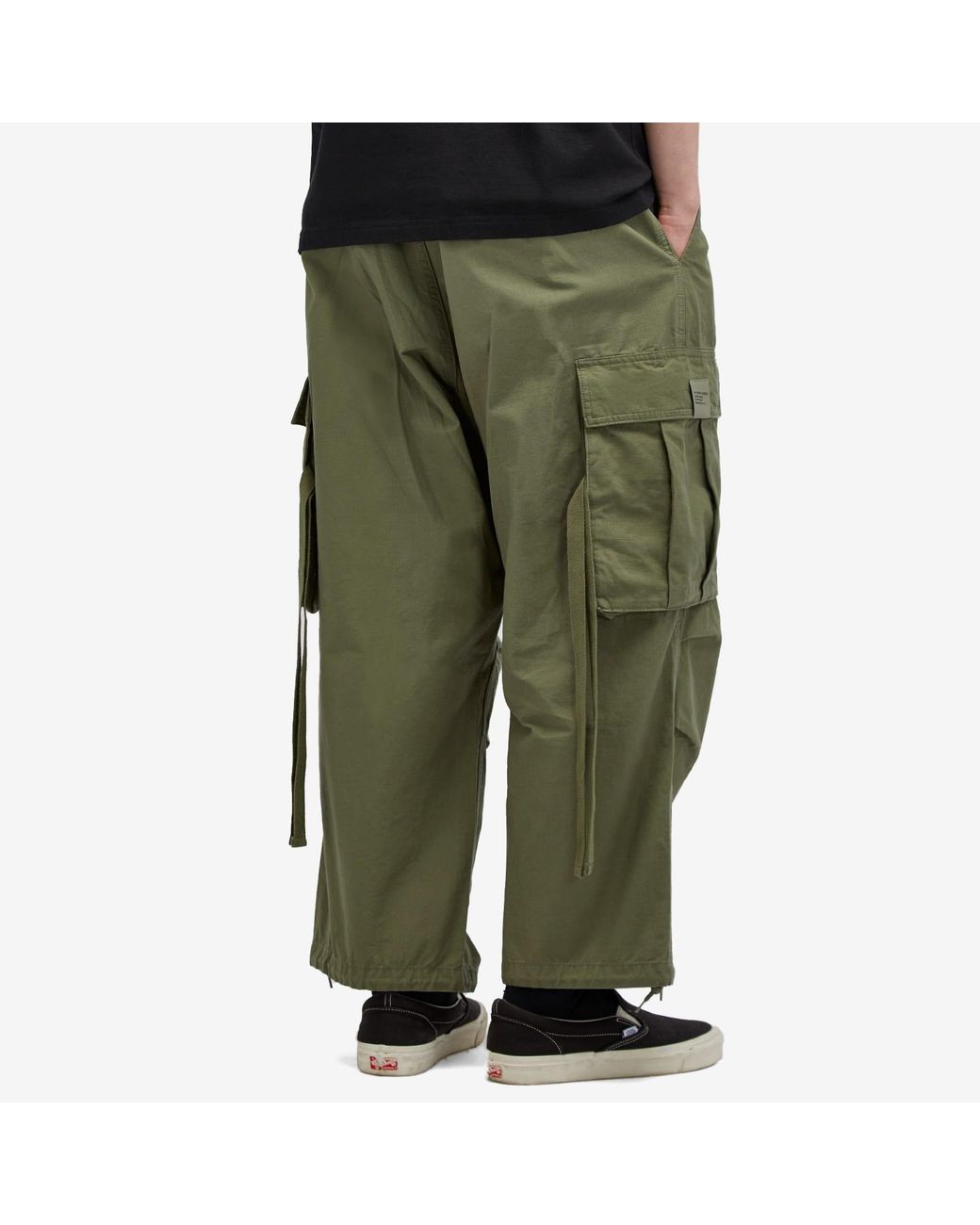 Neighborhood Wide Cargo Pants in Green for Men | Lyst UK