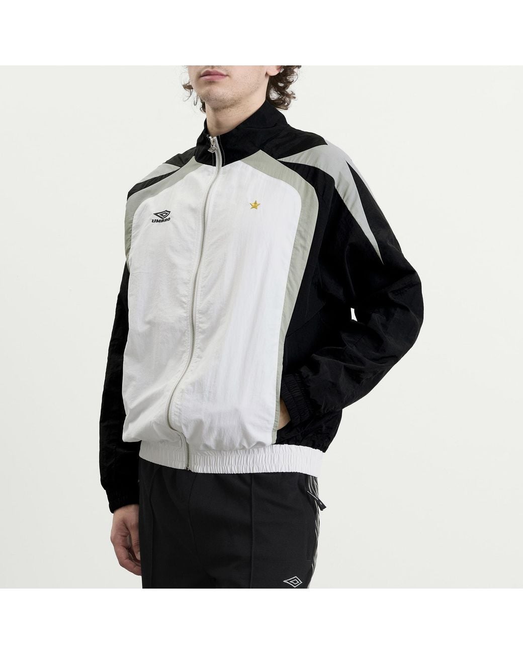 Umbro Black Relaxed Track Jacket for men