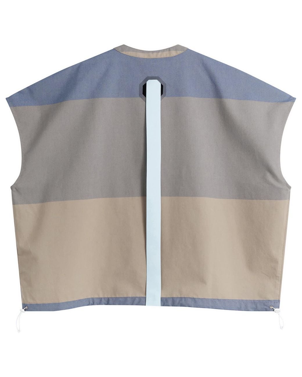 EBIT Gray Patchwork Gilet Jacket for men