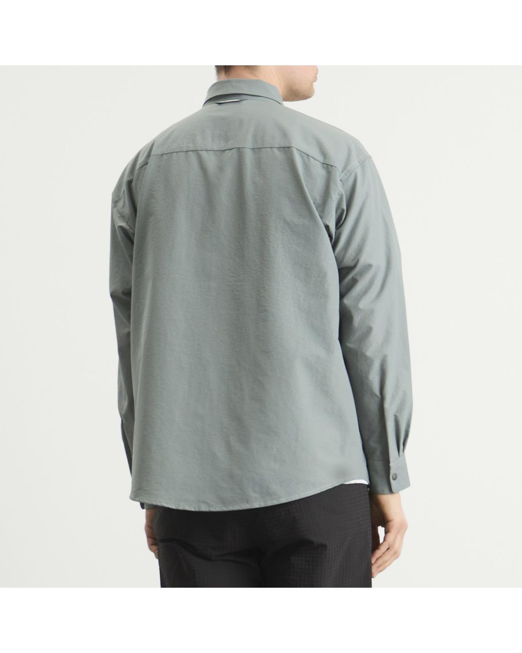 And Wander Gray Dry Breathable Shirt for men