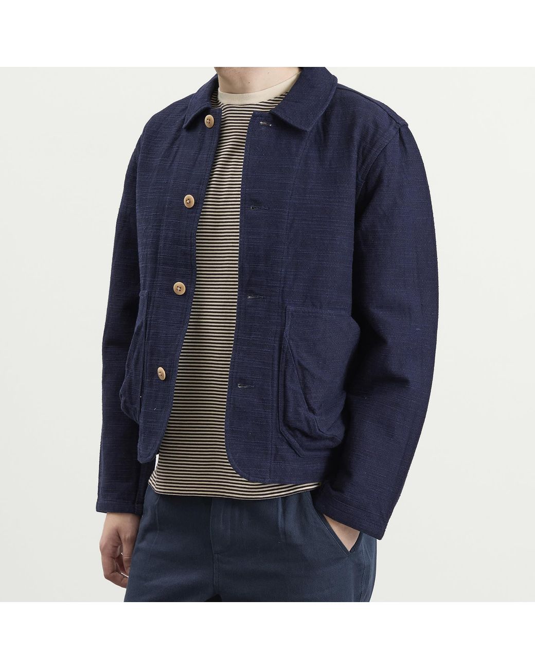 Folk Blue Prism Jacket for men