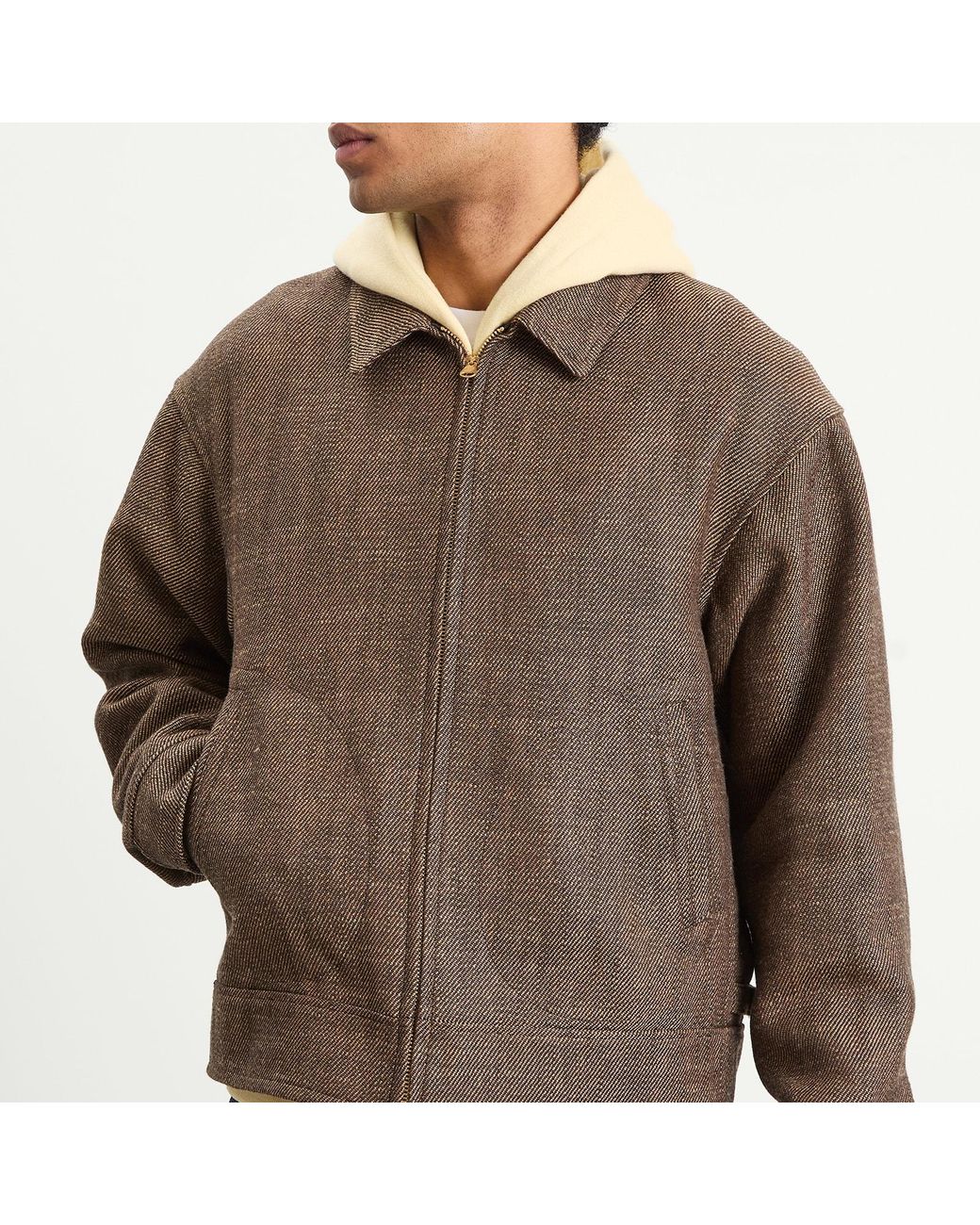 Visvim Brown Strato Bomber Jacket for men