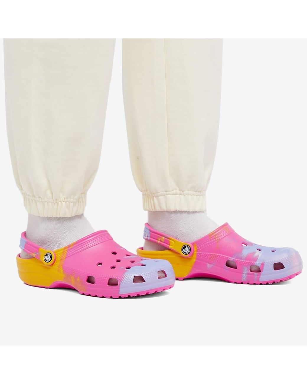 Pink ombre crocs best sale