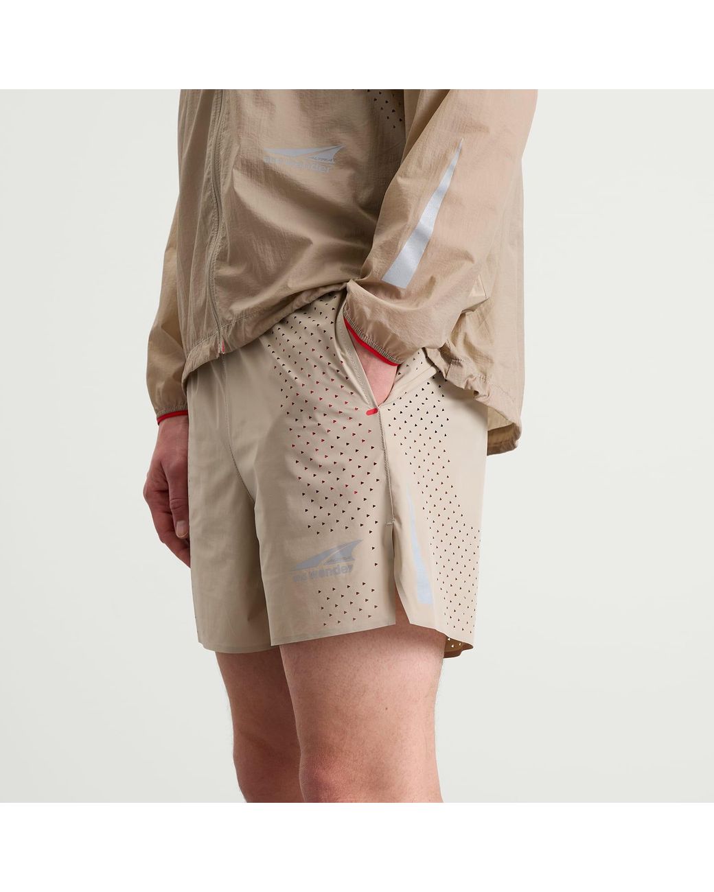 And Wander Natural X Altra Ventilation Shorts for men