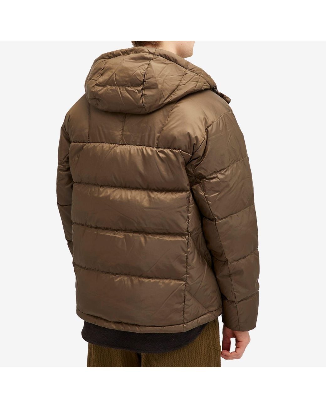 FRIZMWORKS Brown Altavia Down Jacket for men