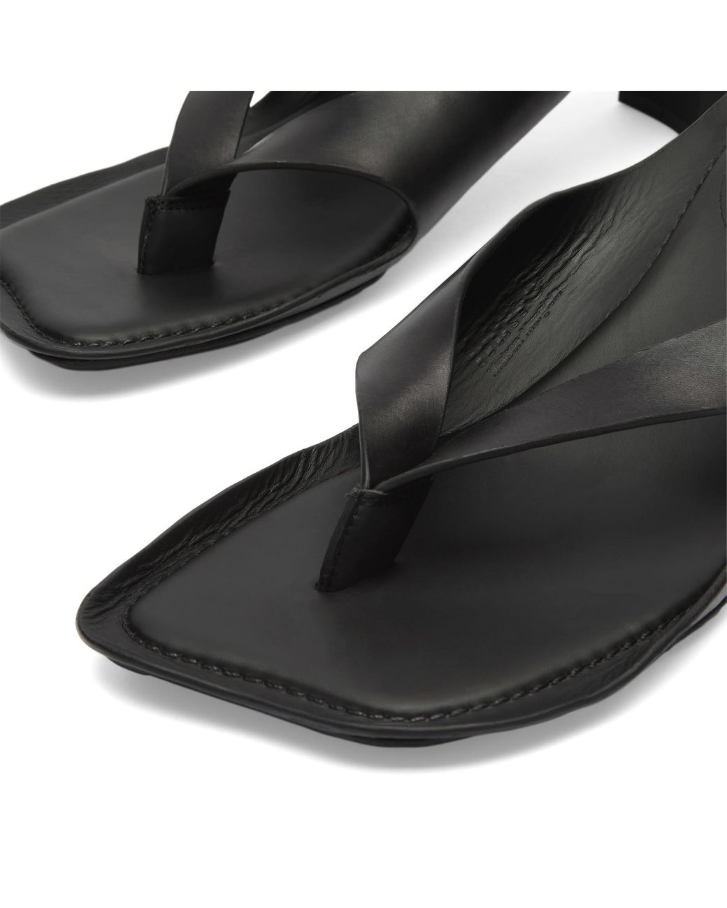 Maison Margiela Black Mm6 Heeled Sandals