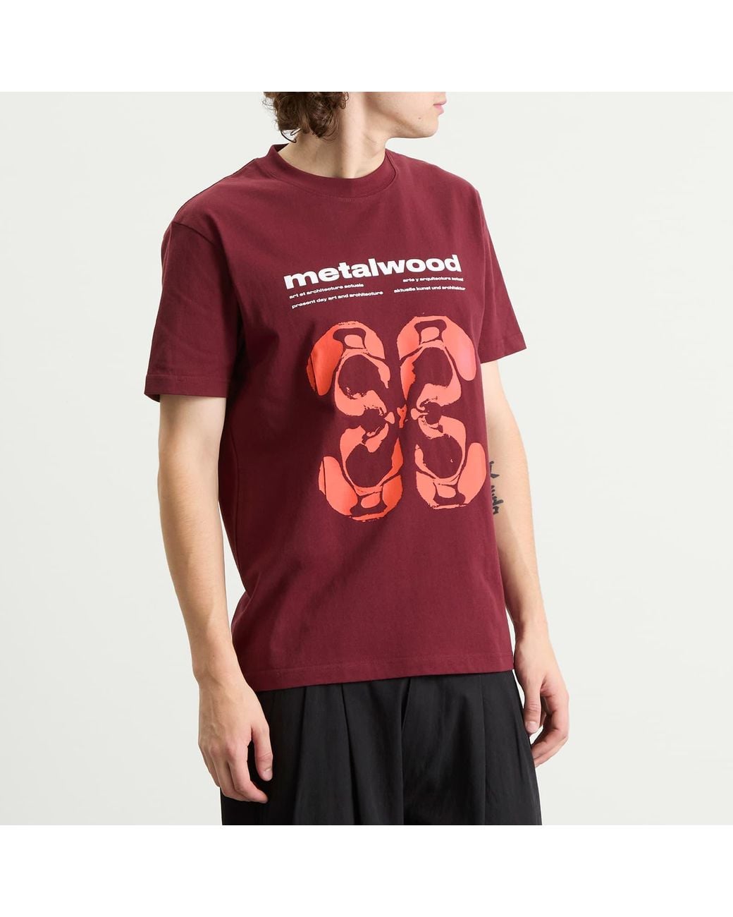 Rorschcach METALWOOD STUDIO Rorschach T-Shirt in Red for Men | Lyst
