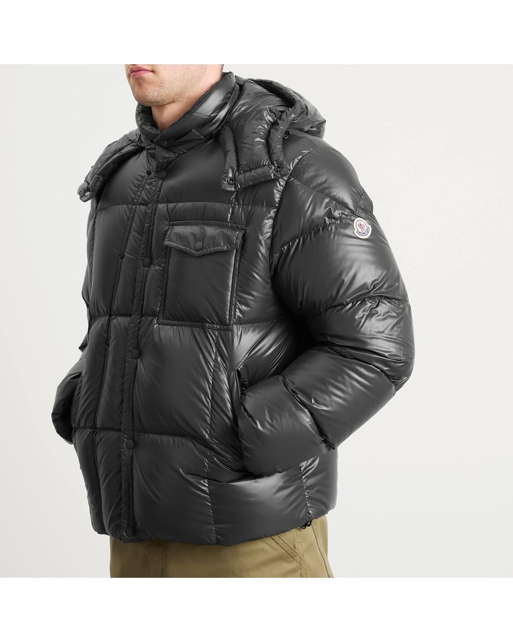 Moncler Black Serfanto Jacket for men