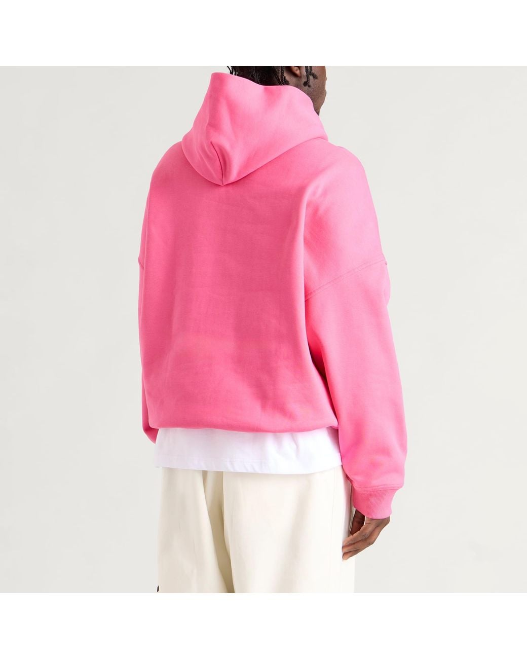 Adidas Pink Block Hoody for men