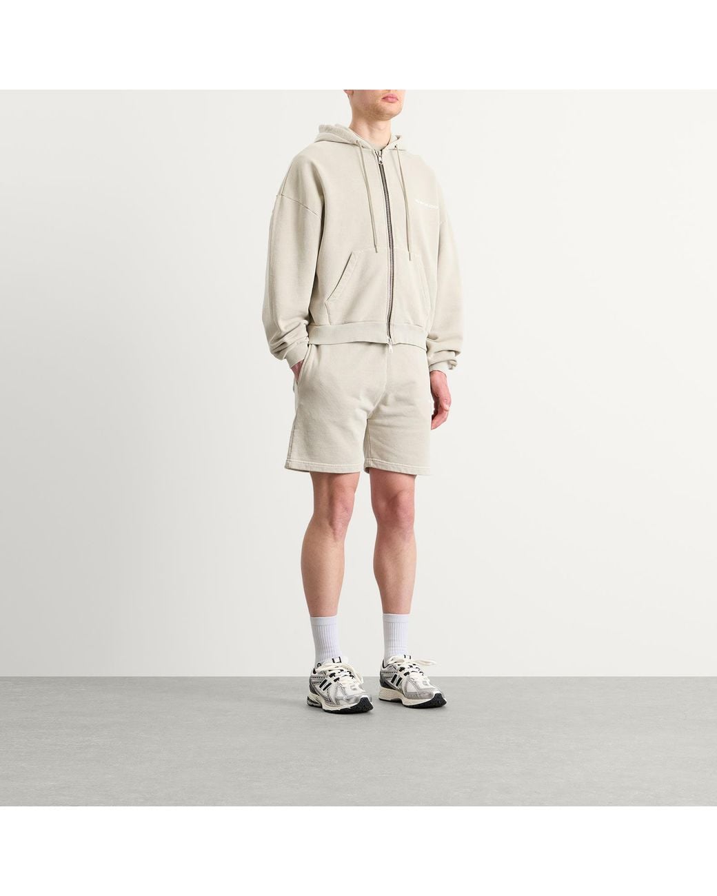 MKI Miyuki-Zoku Natural Uniform Sweat Shorts for men
