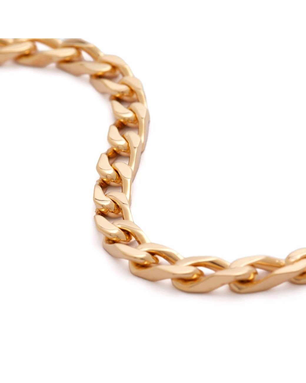Miansai Metallic 4Mm Cuban Chain Bracelet for men