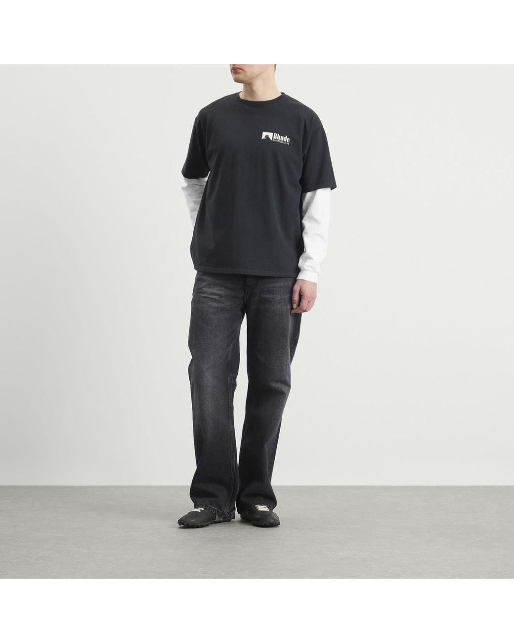 Rhude Blue Ramatuelle Intl Racing T-Shirt for men