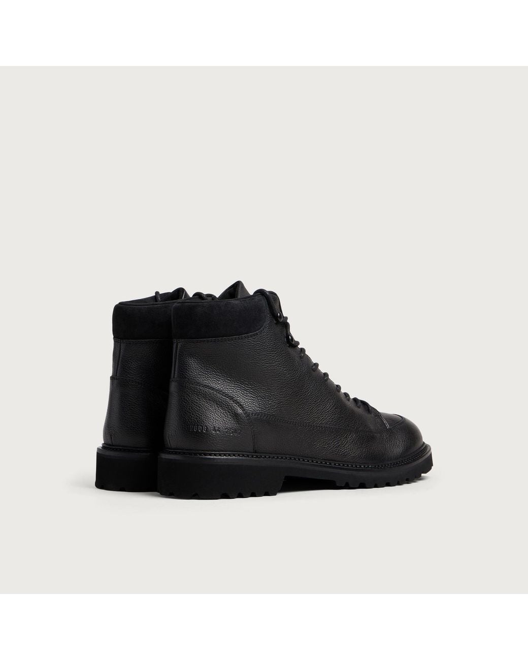Common Projects Black Leather Hiker Boot for men