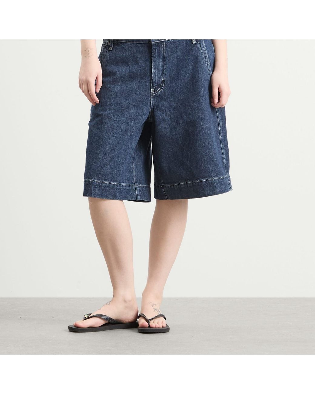 Damson Madder Blue Annie Denim Shorts