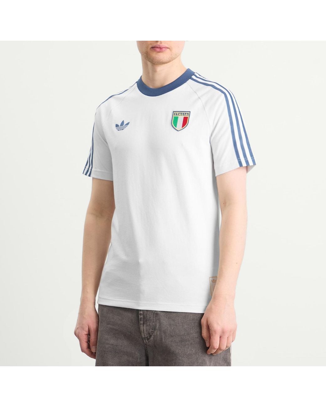 Adidas Blue Italy T-Shirt for men