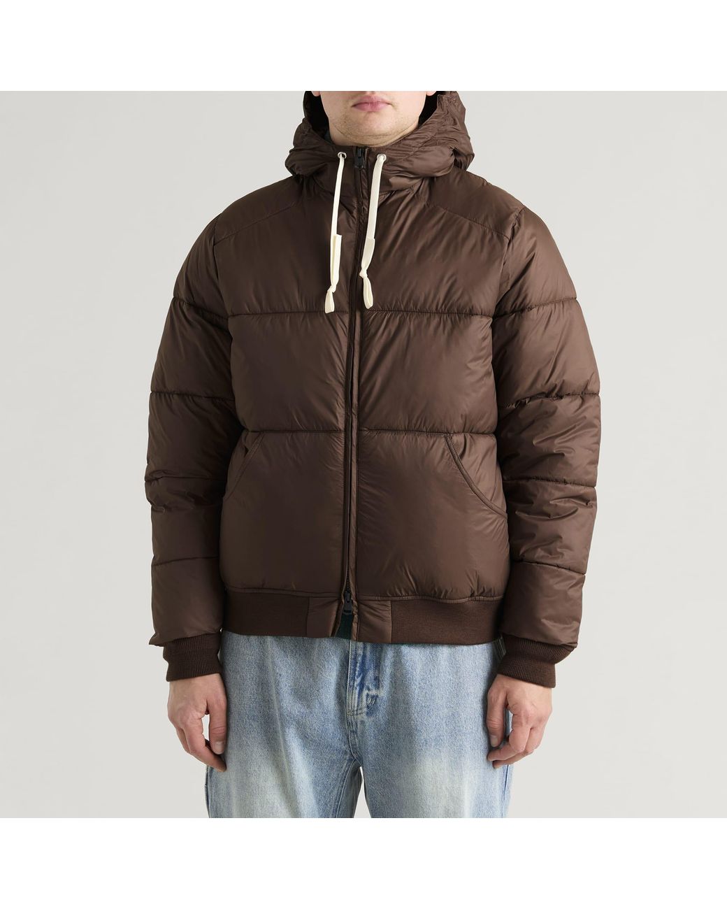 Big Rock Candy Mountaineering Brown Alpine Puffer Jacket for men