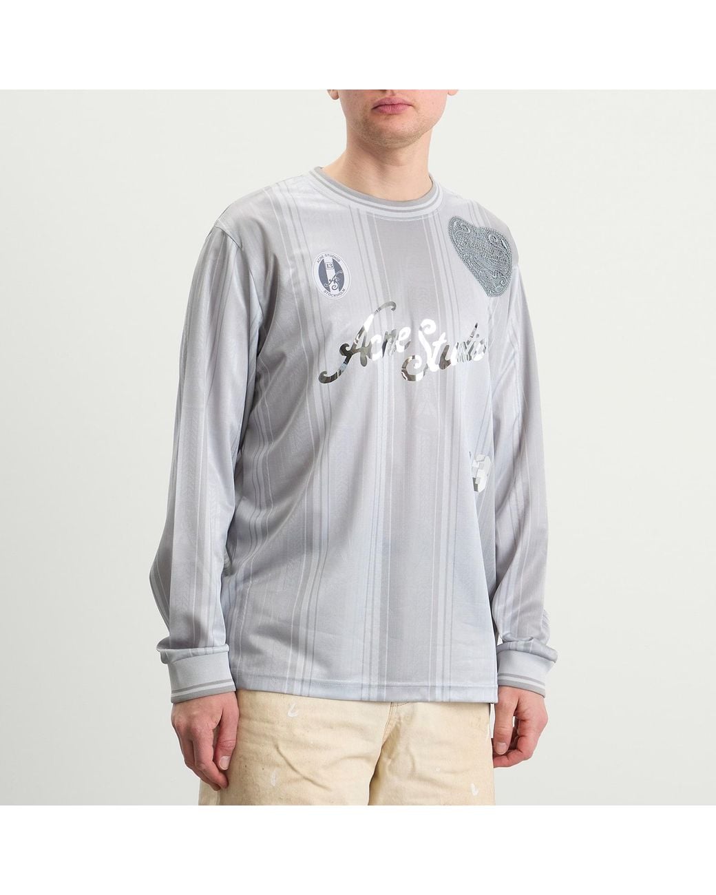 Acne Blue Sports Jersey for men