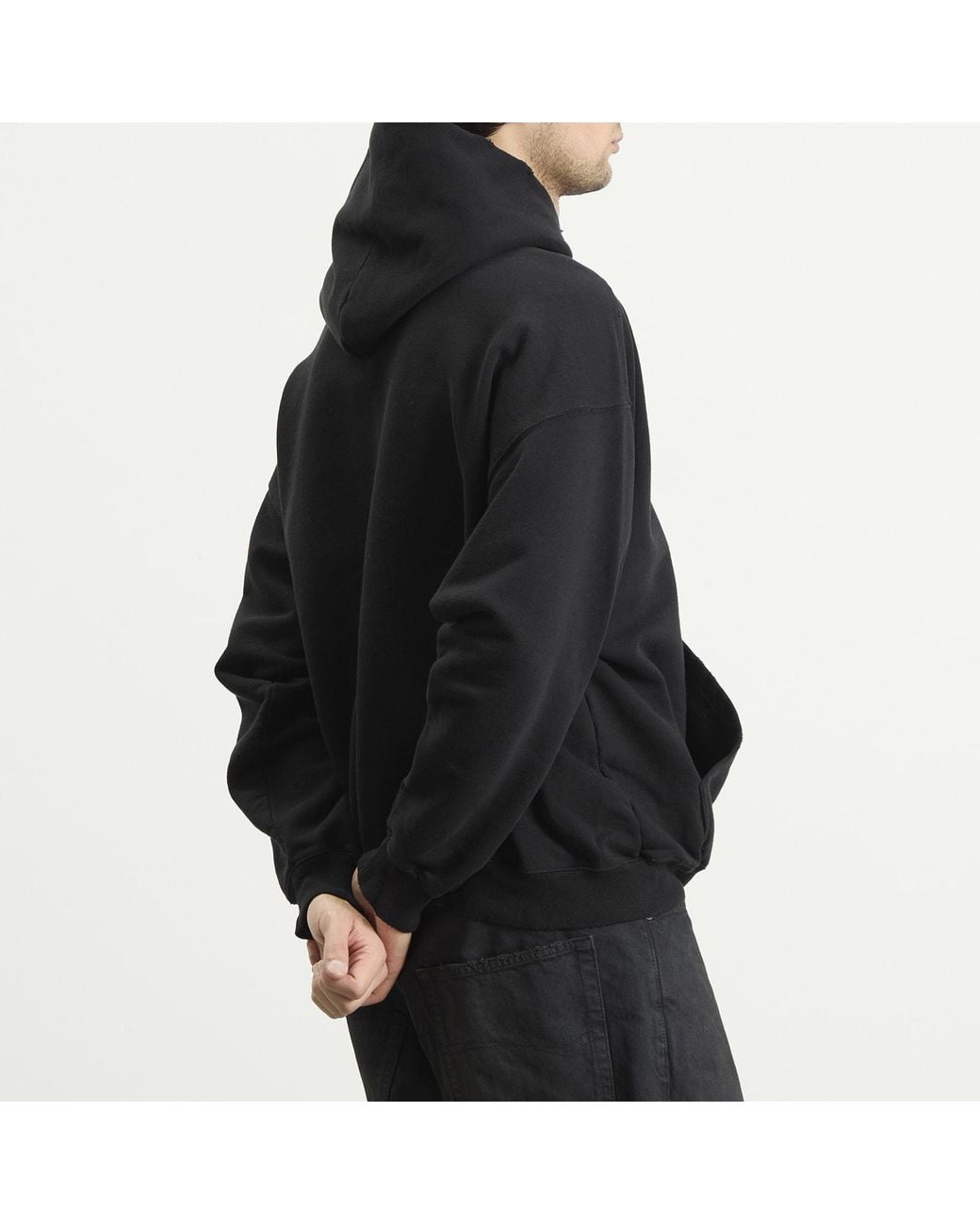 Balenciaga Black Metal Merch Paris Hoodie for men