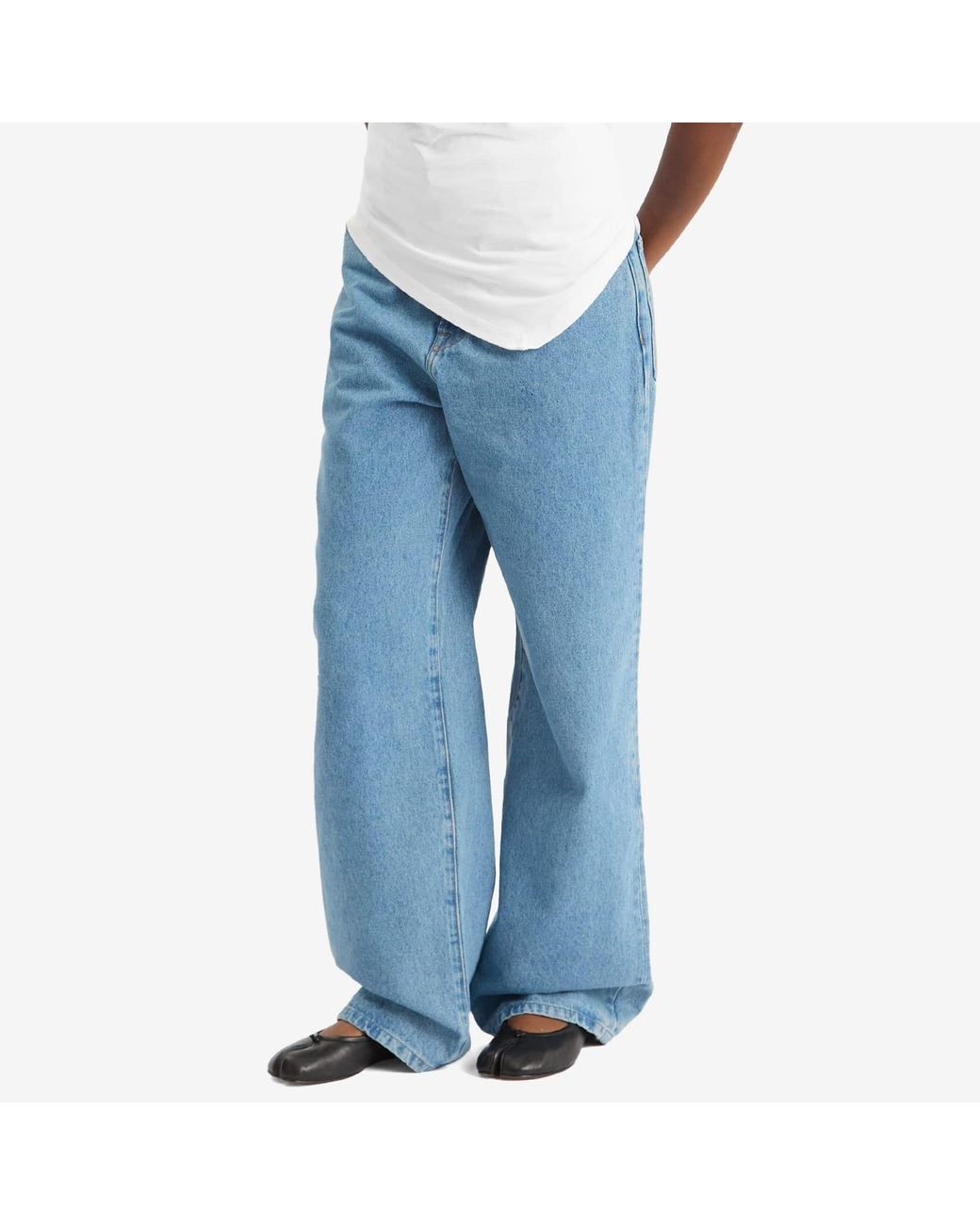 Rohe Blue Baggy Fit Denim Jeans