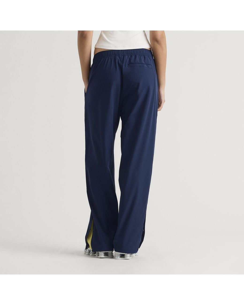 Dime Blue Athletic Snap Pants