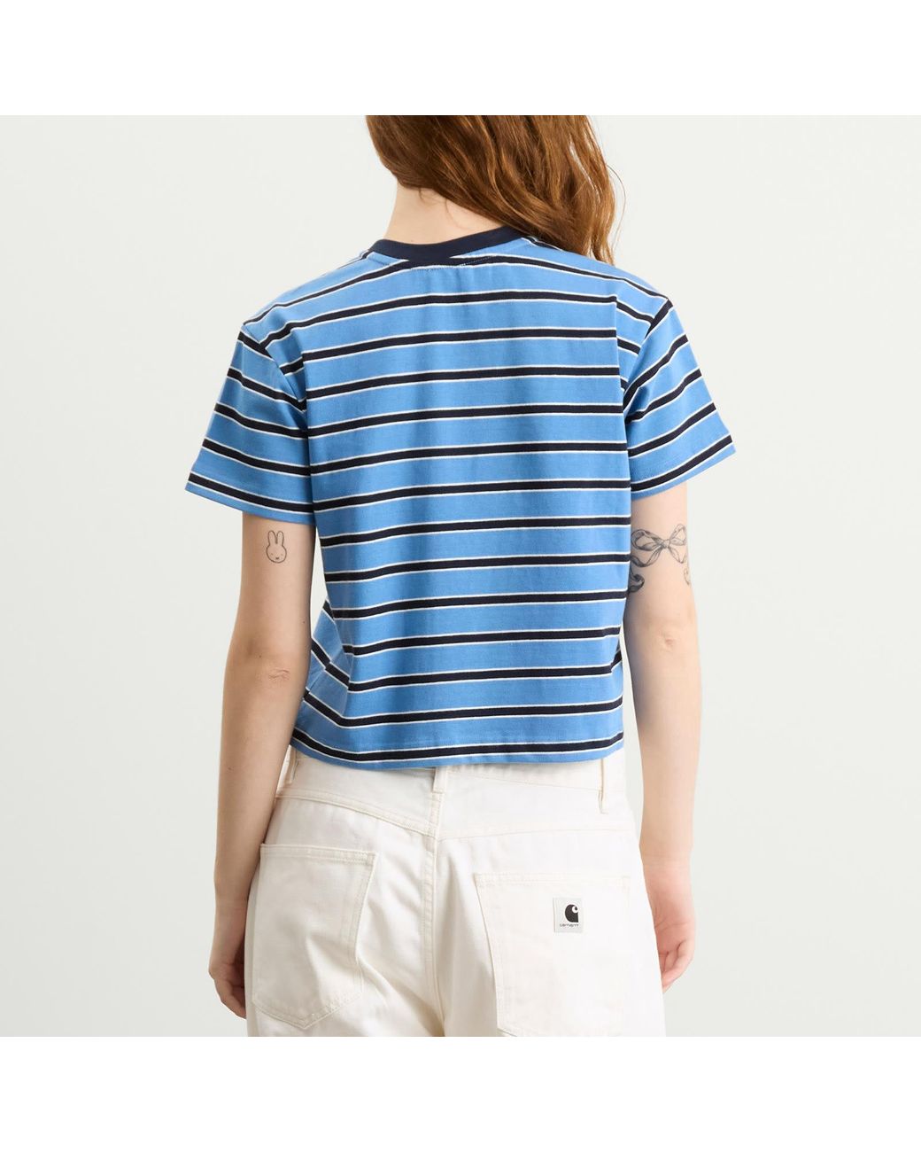 Fruity Booty Blue Jersey Stripe T-Shirt