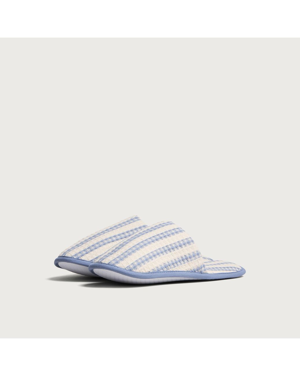 Hay White Waffle Slippers