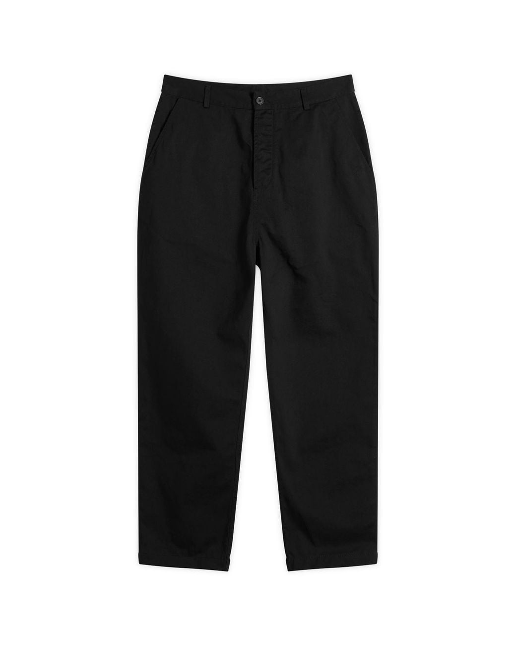 Universal Works Black Military Chino for men