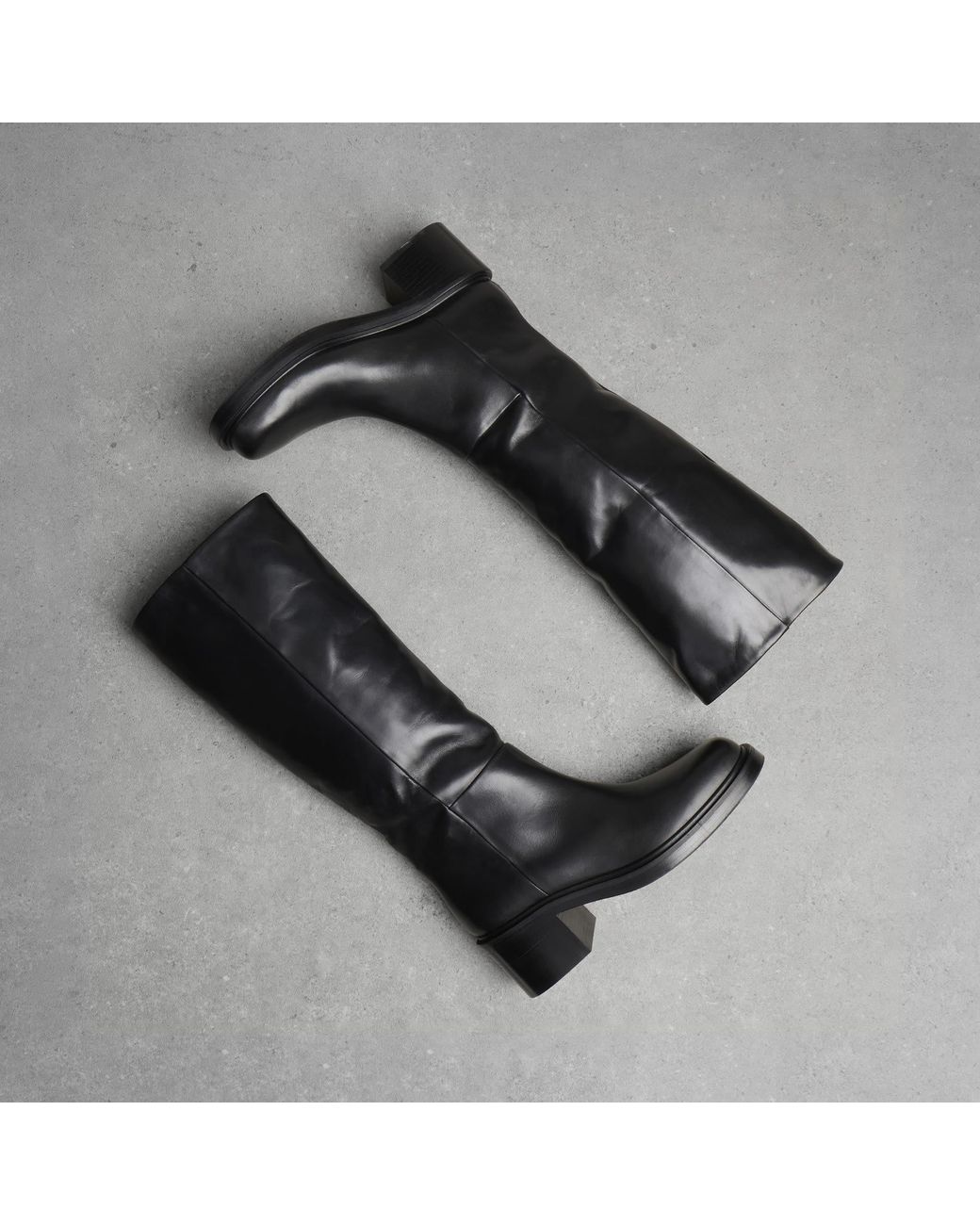 Aeyde Black Taito Block Heel Boots