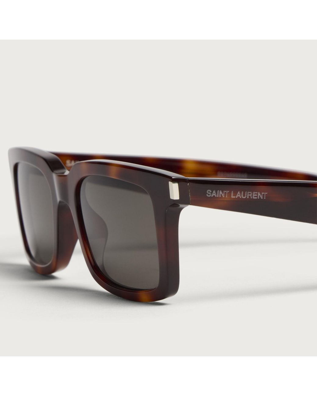 Saint Laurent Gray Saint Laurent 860 Corner Angle Sunglasses for men