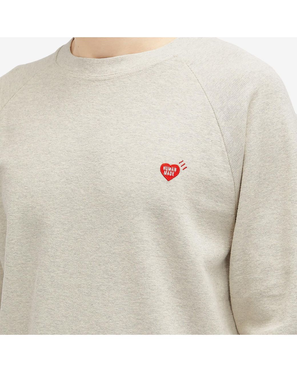Human Made Raglan Sleeve L/S T-Shirt in White for Men | Lyst