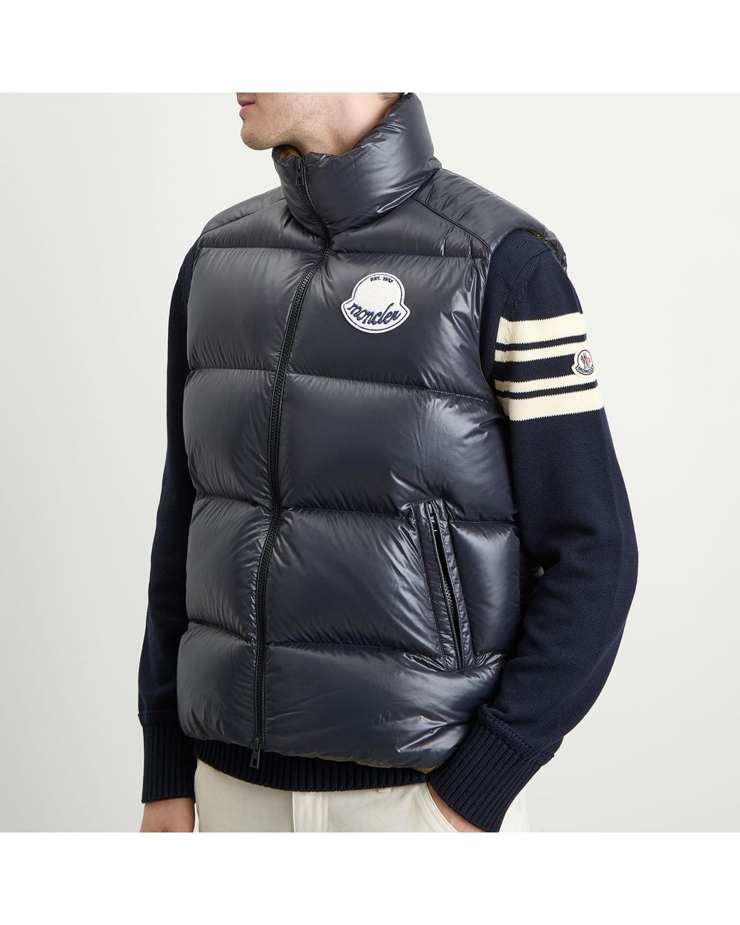 Moncler Black Lipsi Vest for men