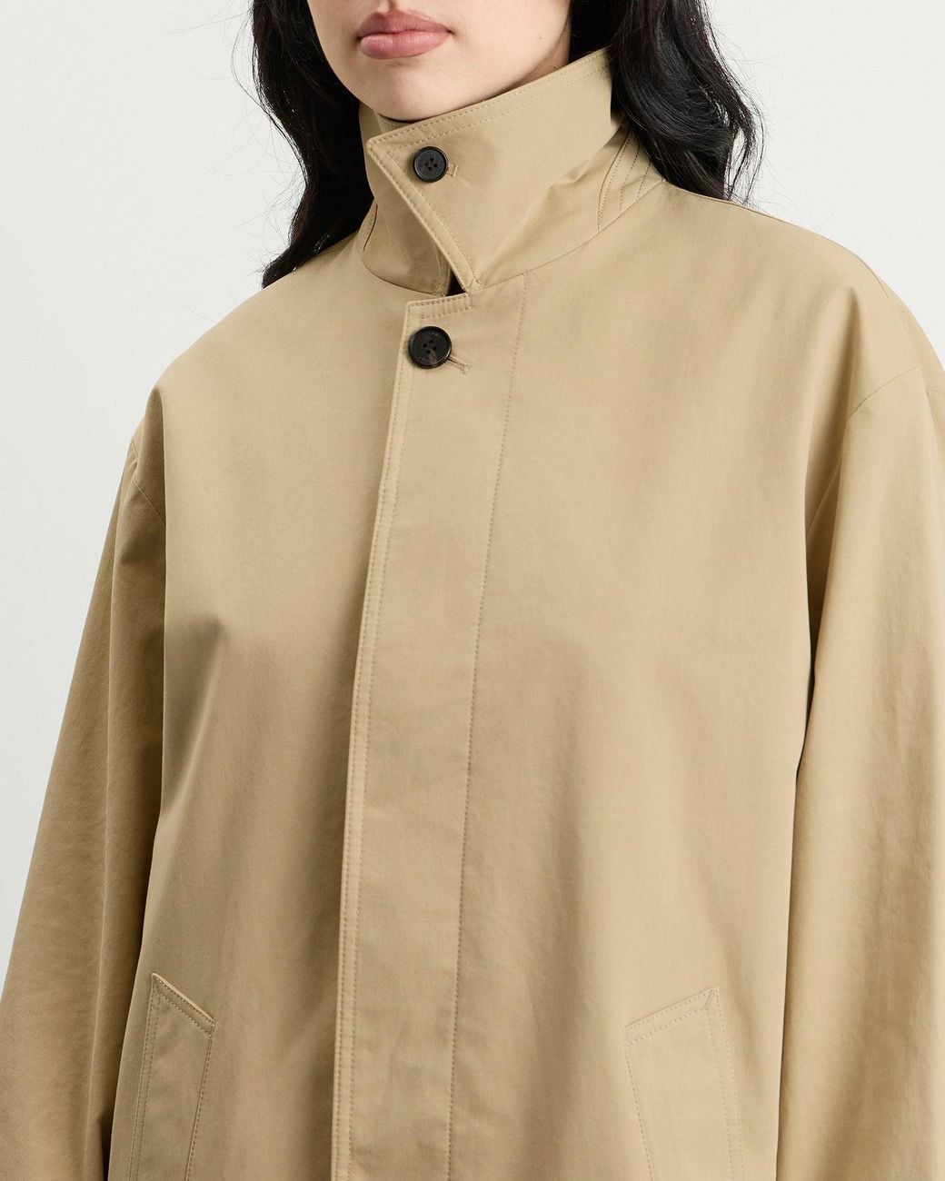 DUNST Natural Refined Mac Coat Jacket