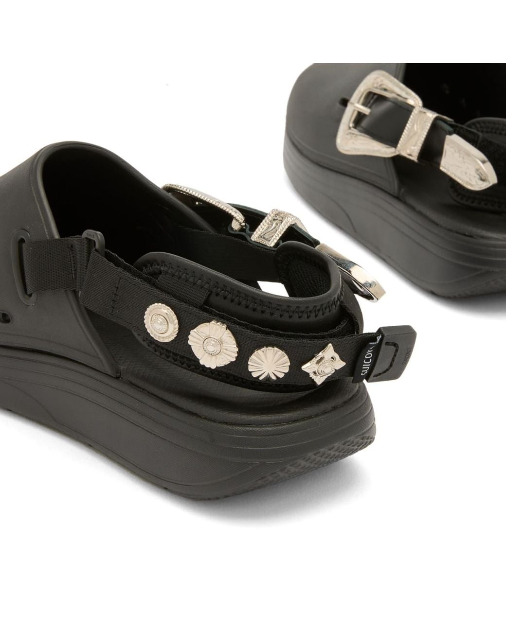 Lace Made From Roots Toga X Suicoke Sp Shoes in Black | Lyst
