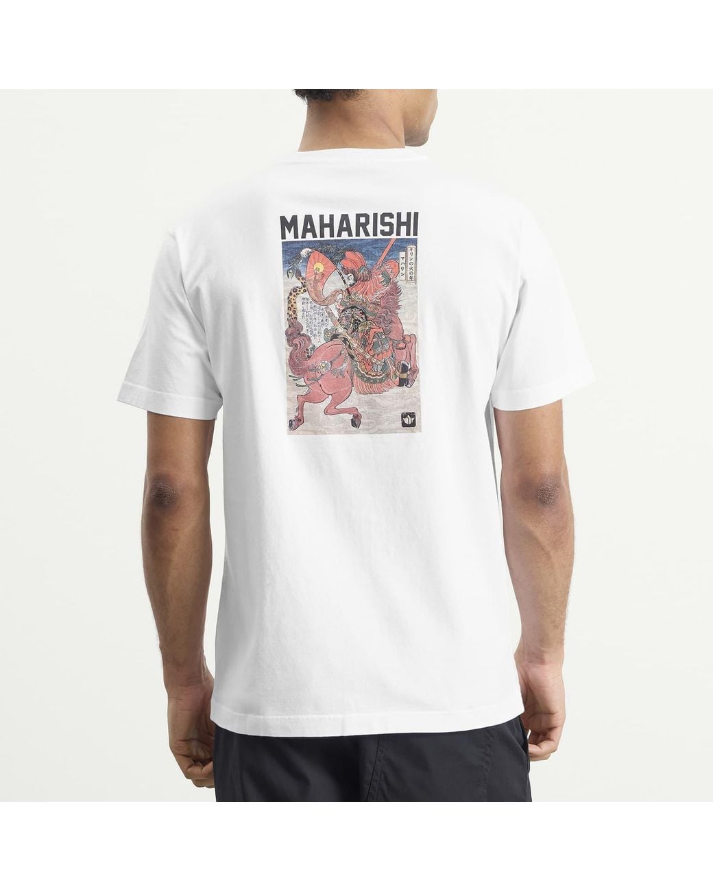 Thar Graphics Maharishi Lu Fang Horse Rider Embroidered T-Shirt in White for Men | Lyst