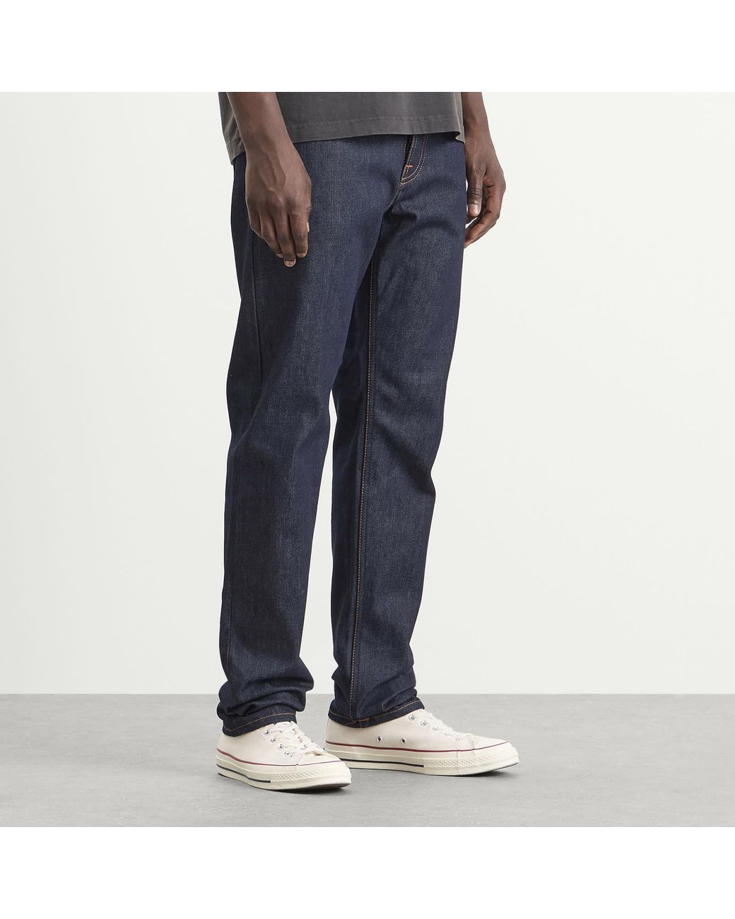 Nudie Jeans Blue Steady Eddie Ii Tapered Jeans for men