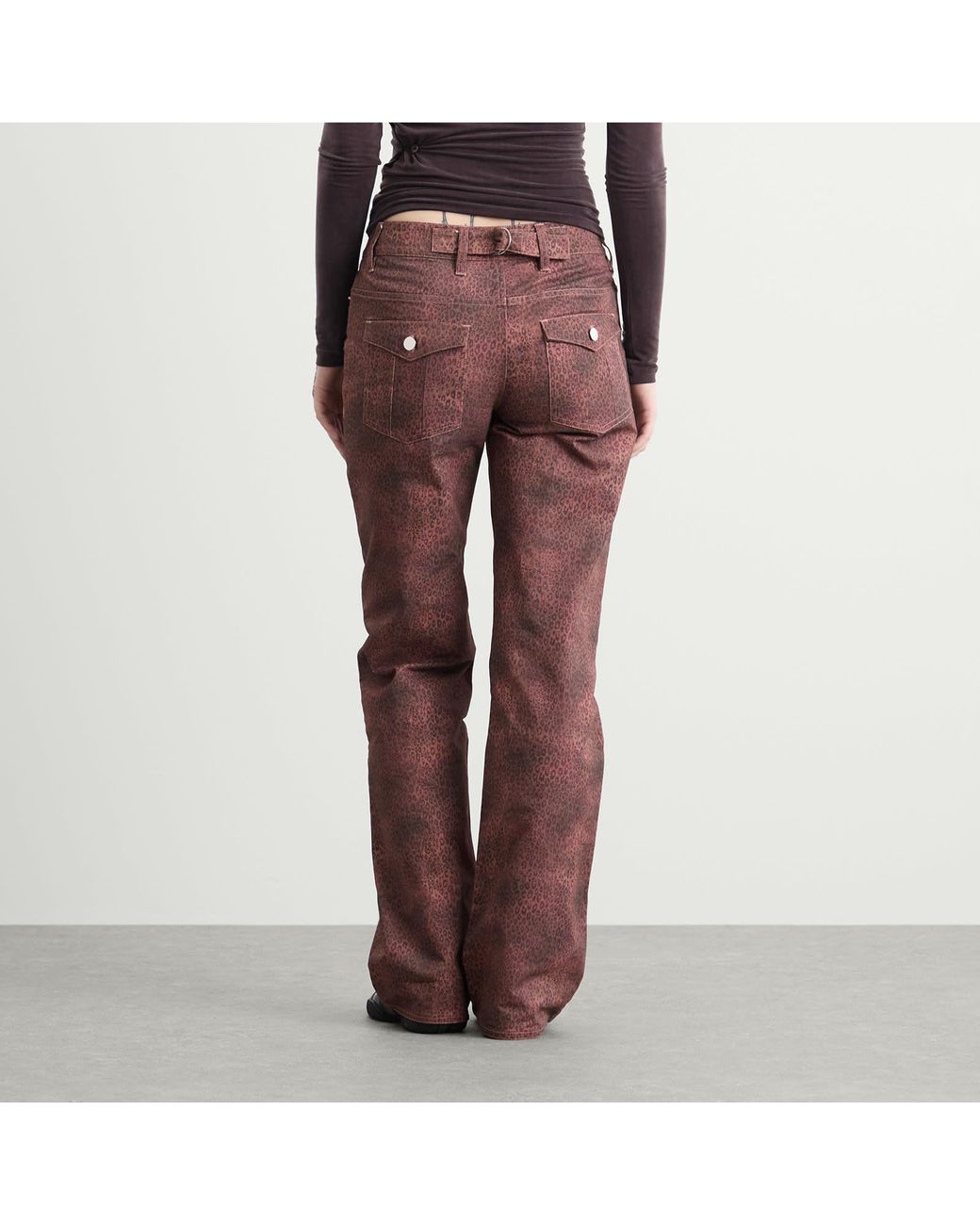 Peachy Den Red Cicely Trouser