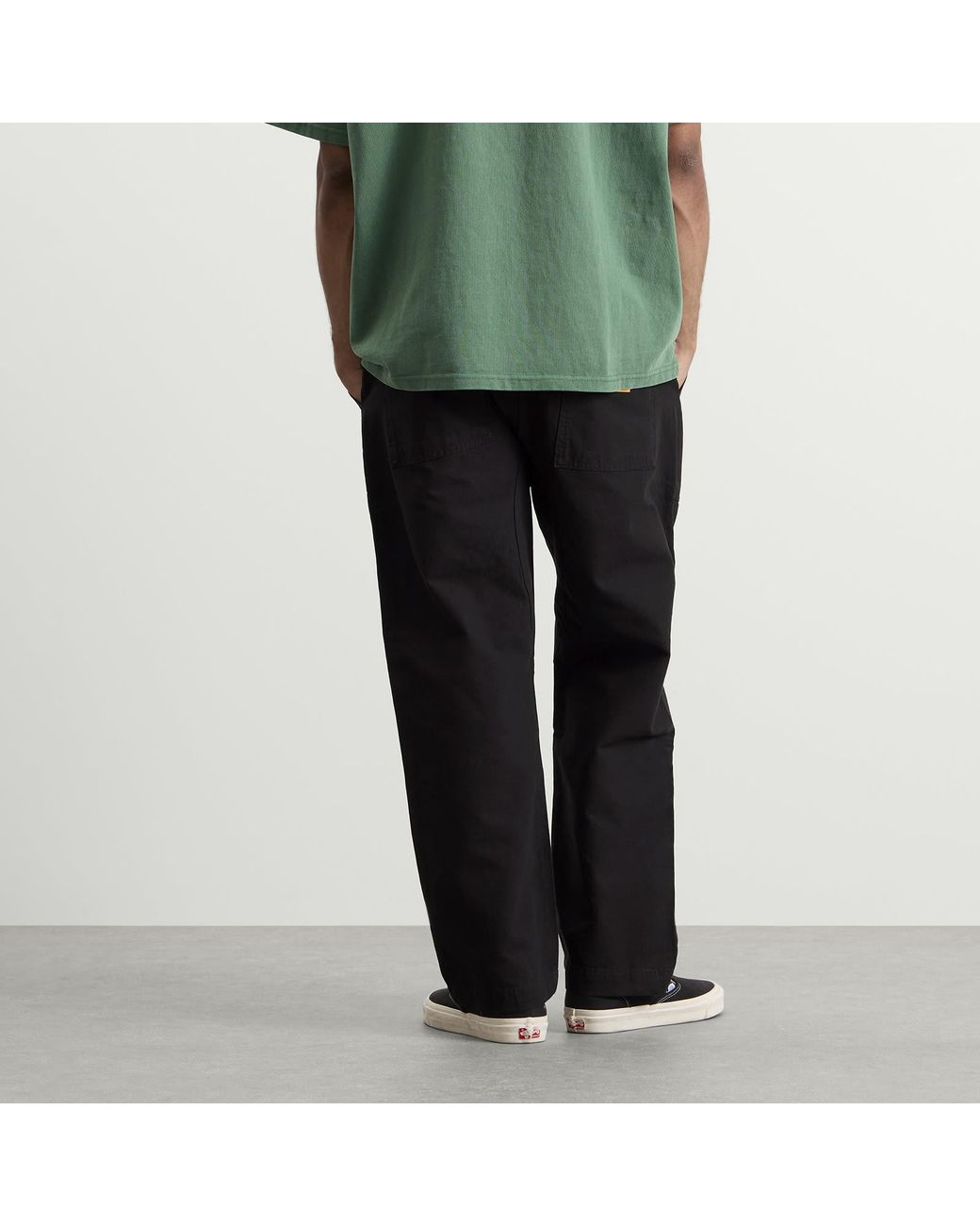 Service Works Black Canvas Chef Pant for men