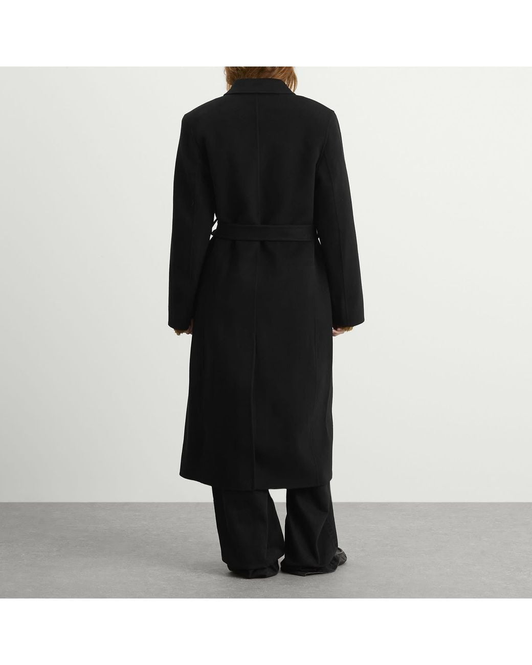 Double Up Shell Acne Studios Double Breasted Coat Jacket in Black | Lyst