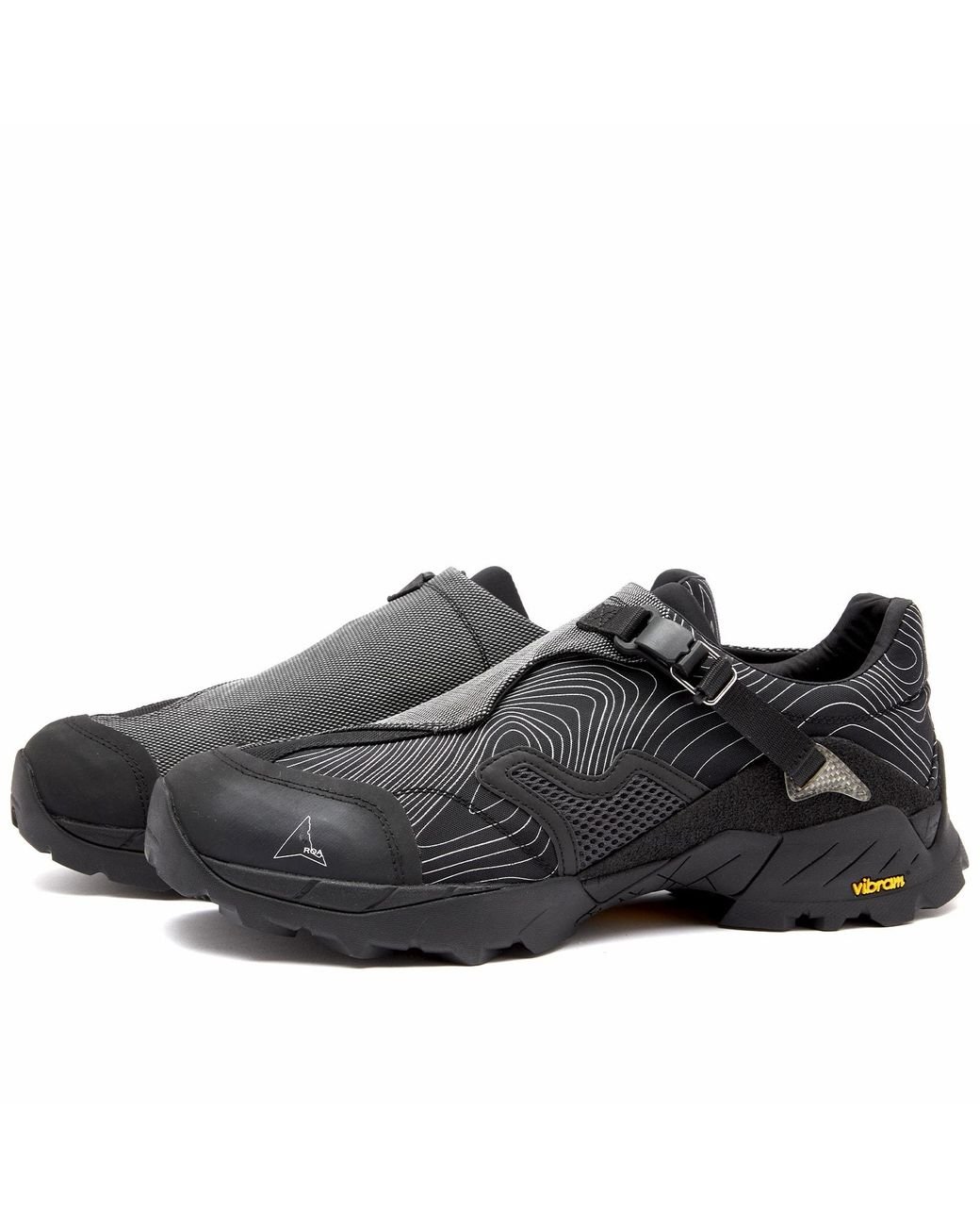 ROA Minaar twist-lock sneakers 28㎝ ROA Minaar twist-lock Sneakers | Black | FARFETCH