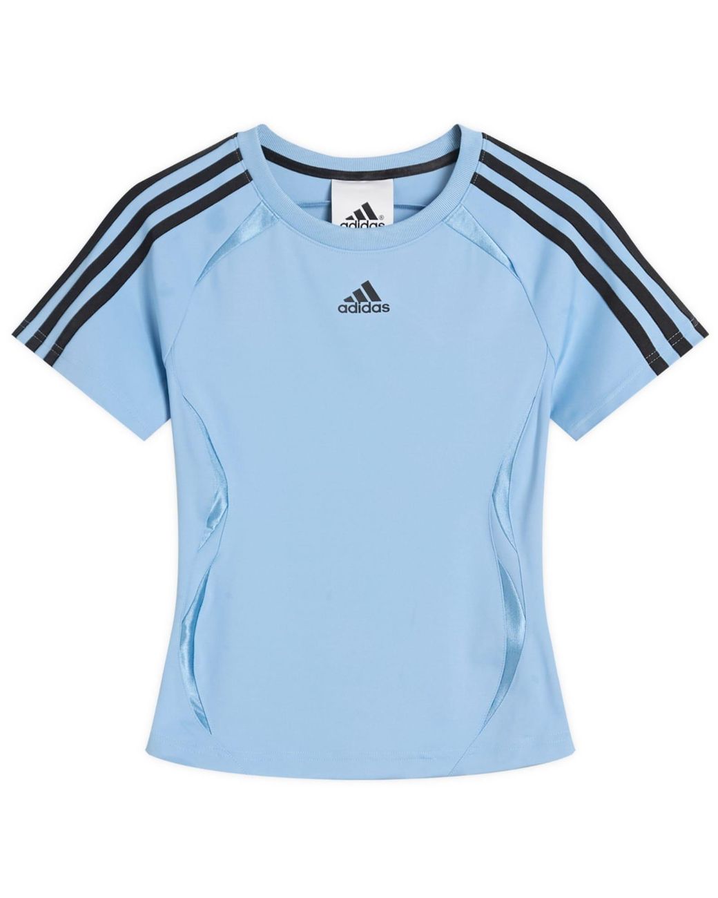 adidas Teamgeist Adicolor Slim Jersey T-Shirt in Blue | Lyst