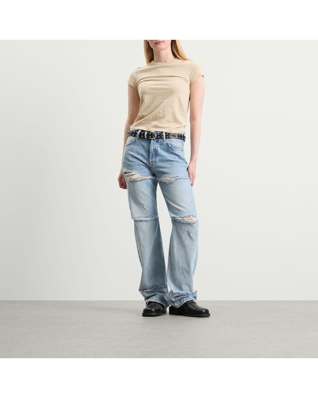 Acne Blue 2010F Light Crow Jeans