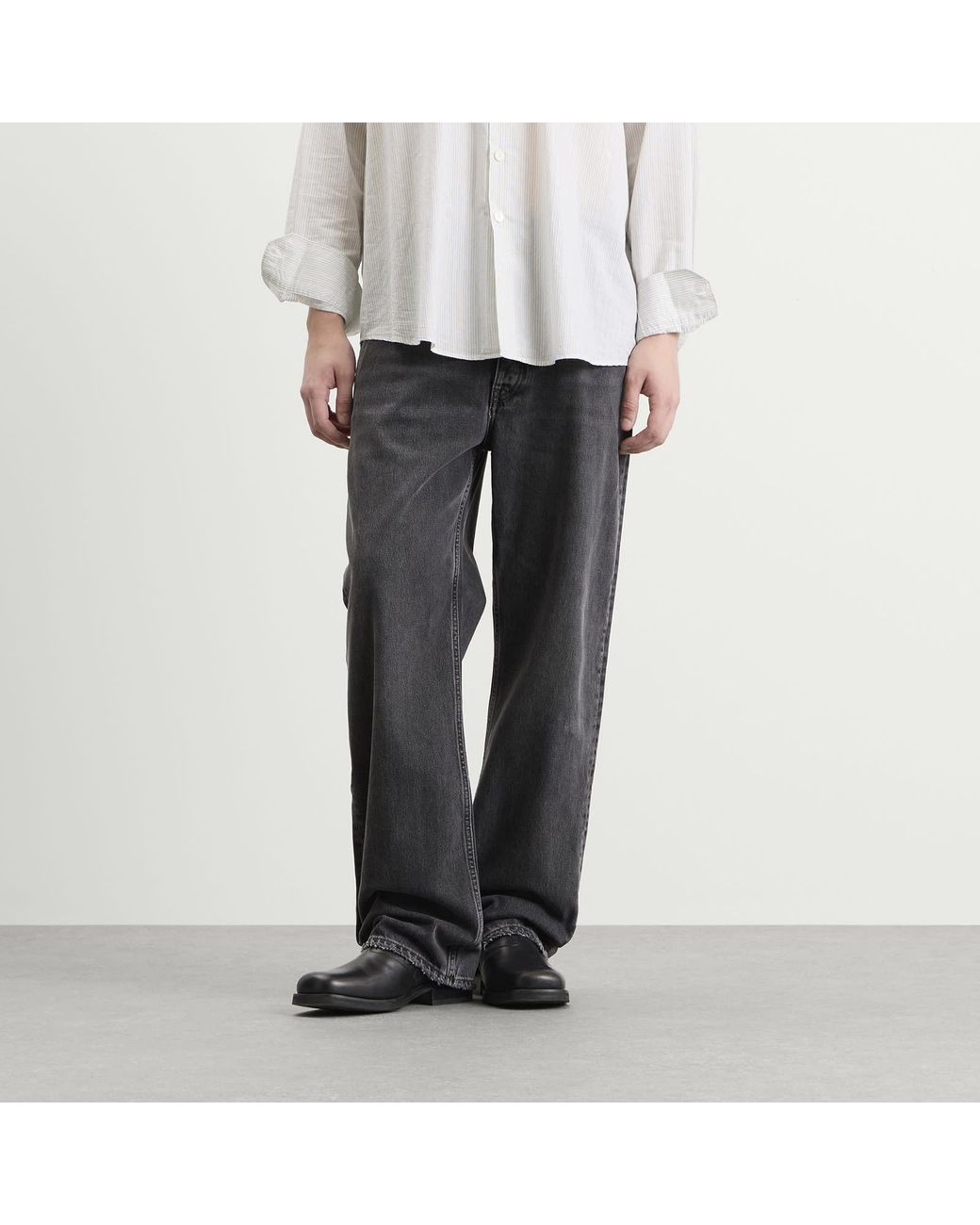 Won Hundred Gray Steve Jeans for men