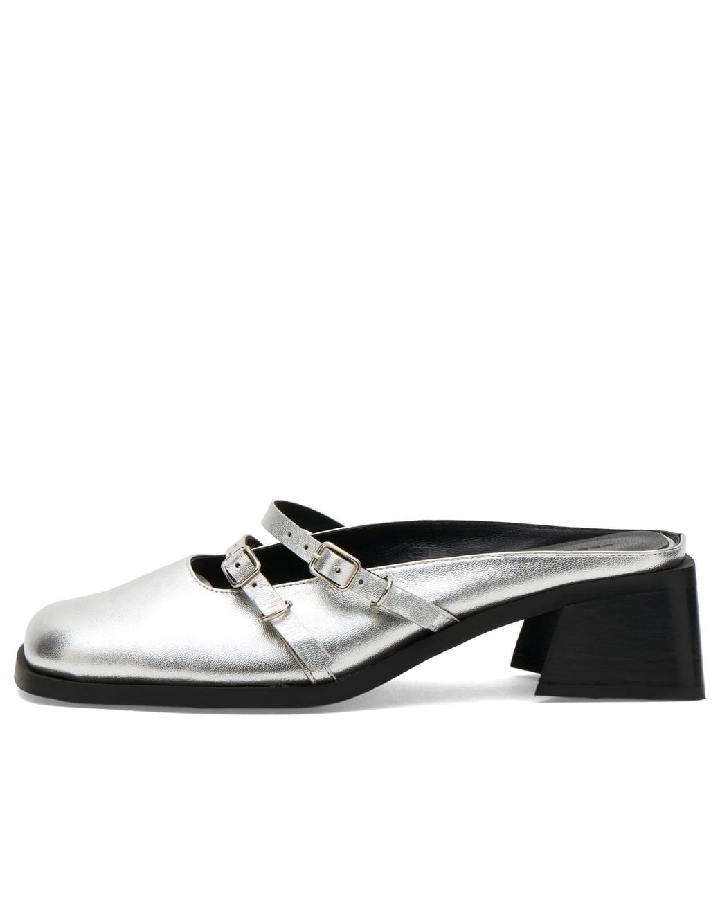 Justine Clenquet Black Andie Mules
