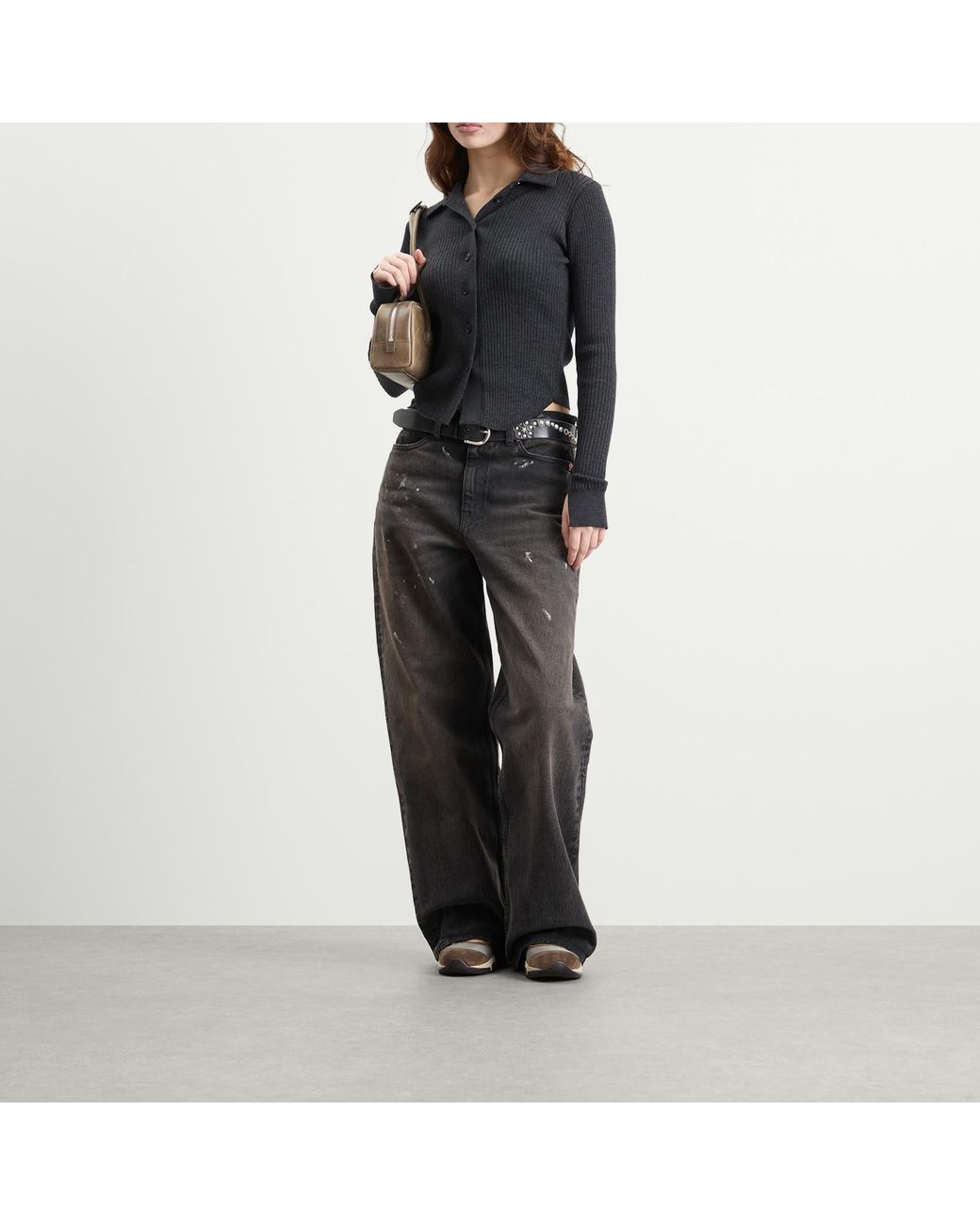 Our Legacy Gray Full Cut Jeans