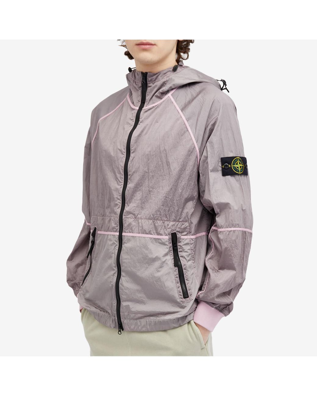 Stone Island Nylon Metal Watro-Tc Hooded Jacket in Gray for Men | Lyst