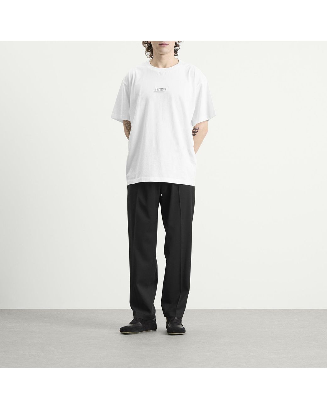 Maison Margiela Gray Tailored Wool Pants for men